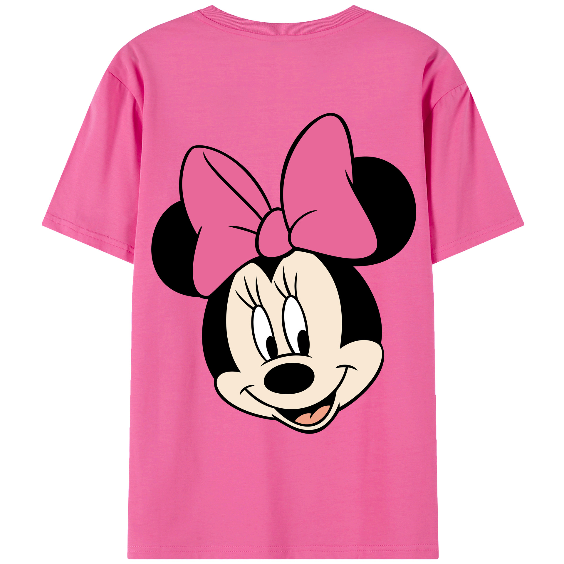 （画像用） ミッキーマウス Mickey Mouse レディース半袖Tシャツ(バックプリント)